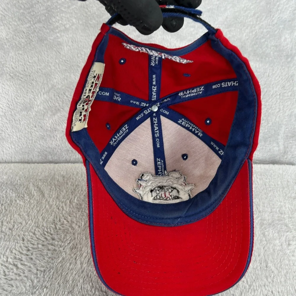 Zephyr Fresno State Bulldogs Hat Red NCAA College Football Baseball Strapback
